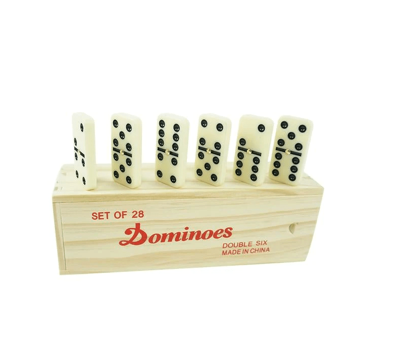 Domino Juego Caja De Madera 28pzs ETM13