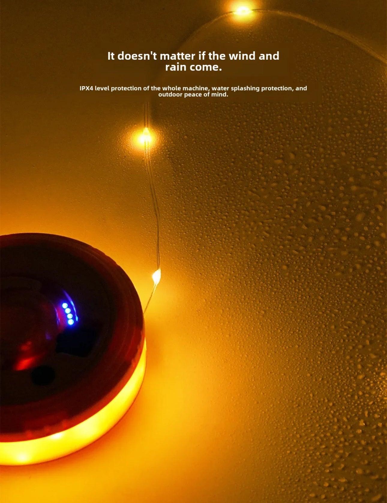 Luz Led portátil para acampar, Usb para lámpara recargable por tienda de campaña al aire libre
