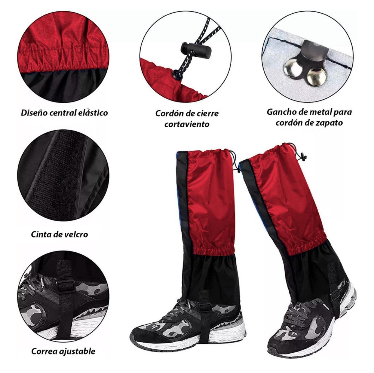 Polainas Trekking Impermeable Nieve Outdoor Montaña