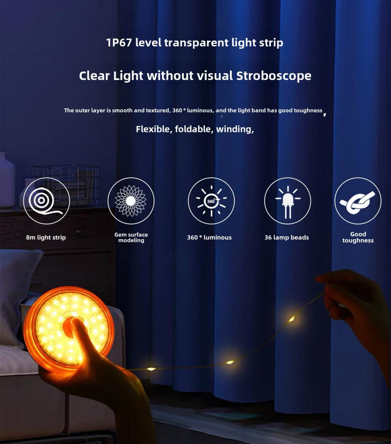 Luz Led portátil para acampar, Usb para lámpara recargable por tienda de campaña al aire libre