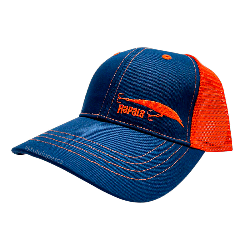 Gorro Jockey Pesca Rapala Orange Trucker Jg30