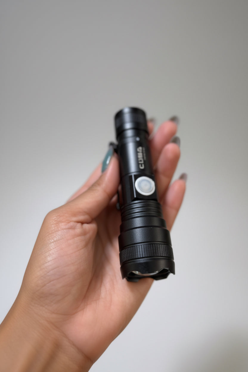 Linterna LED COBRA CB-K42-TG Recargable USB | Alcance 2000 m |