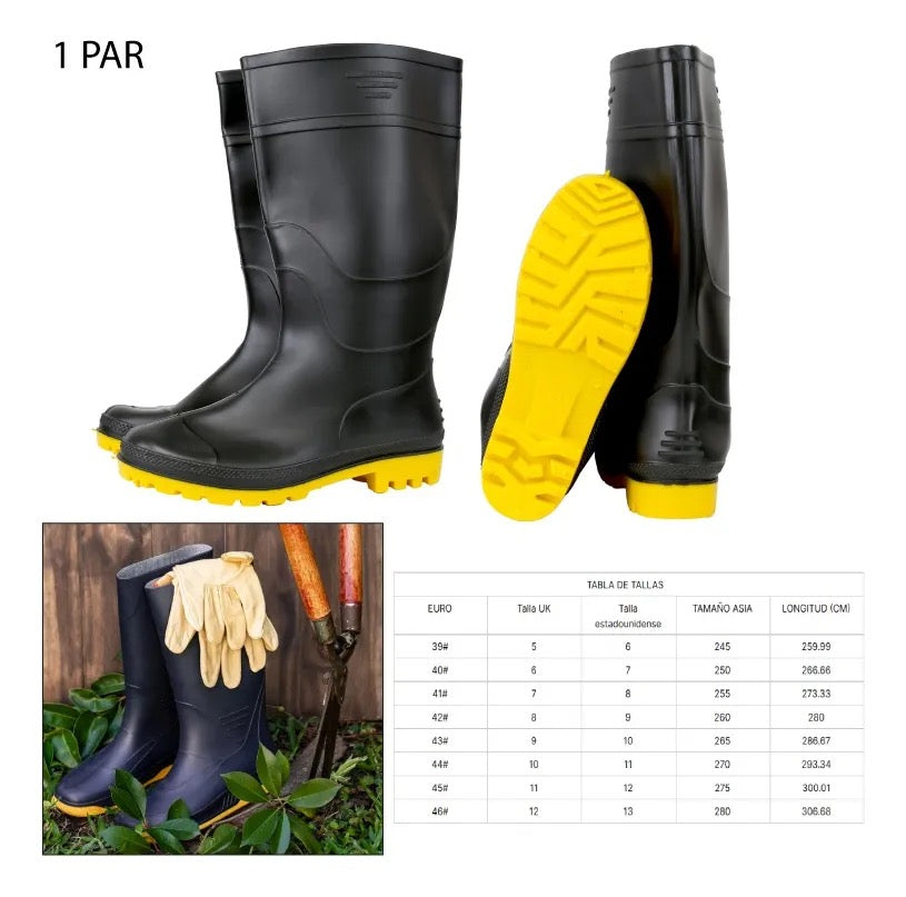 Botas De Agua Unisex  ImpermeablesLBX-11