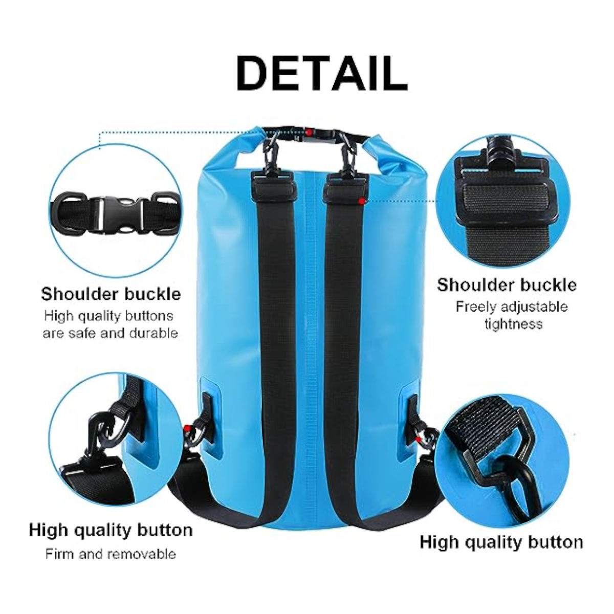 Mochila Bolso 30L Impermeable pvc Outdoor M120