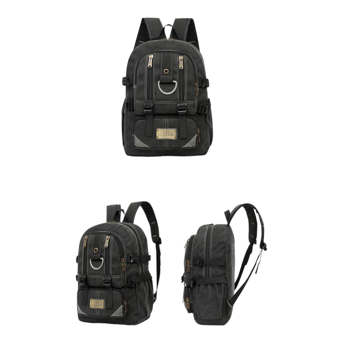 Mochila Urbana escolar vintage Lona 20L M25