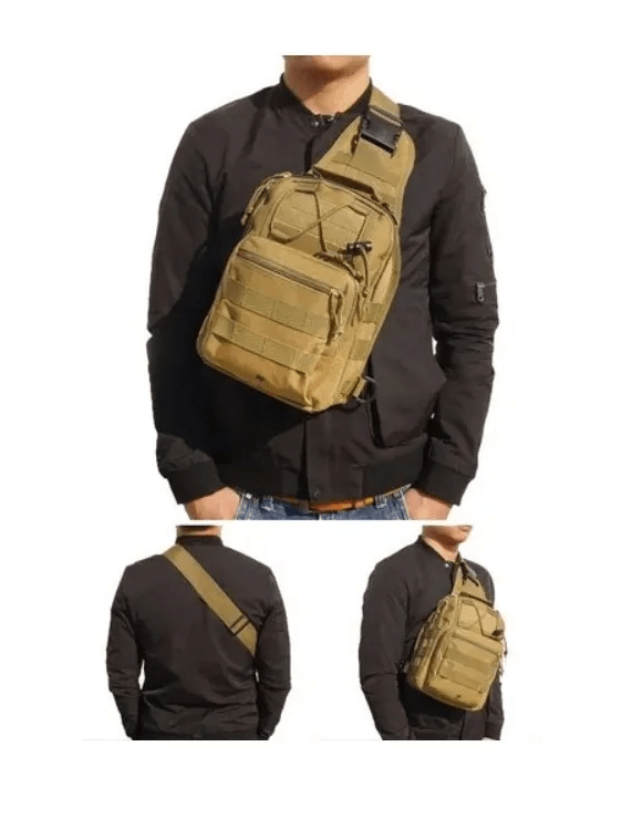 Mochila Bandolera Con Sistema Molle Militar M66