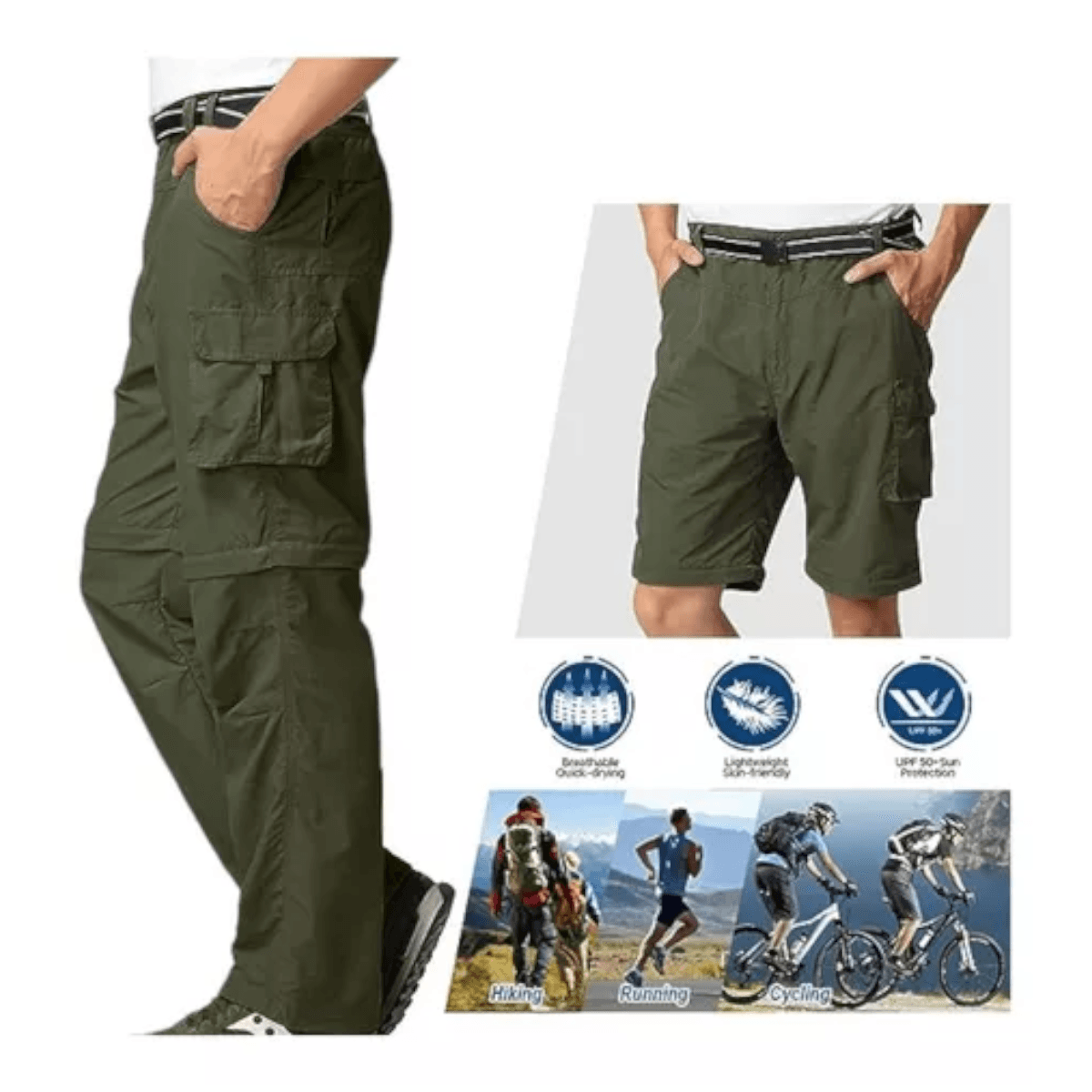 Pantalon Trekking Secado Rapido Desmontable PTL6