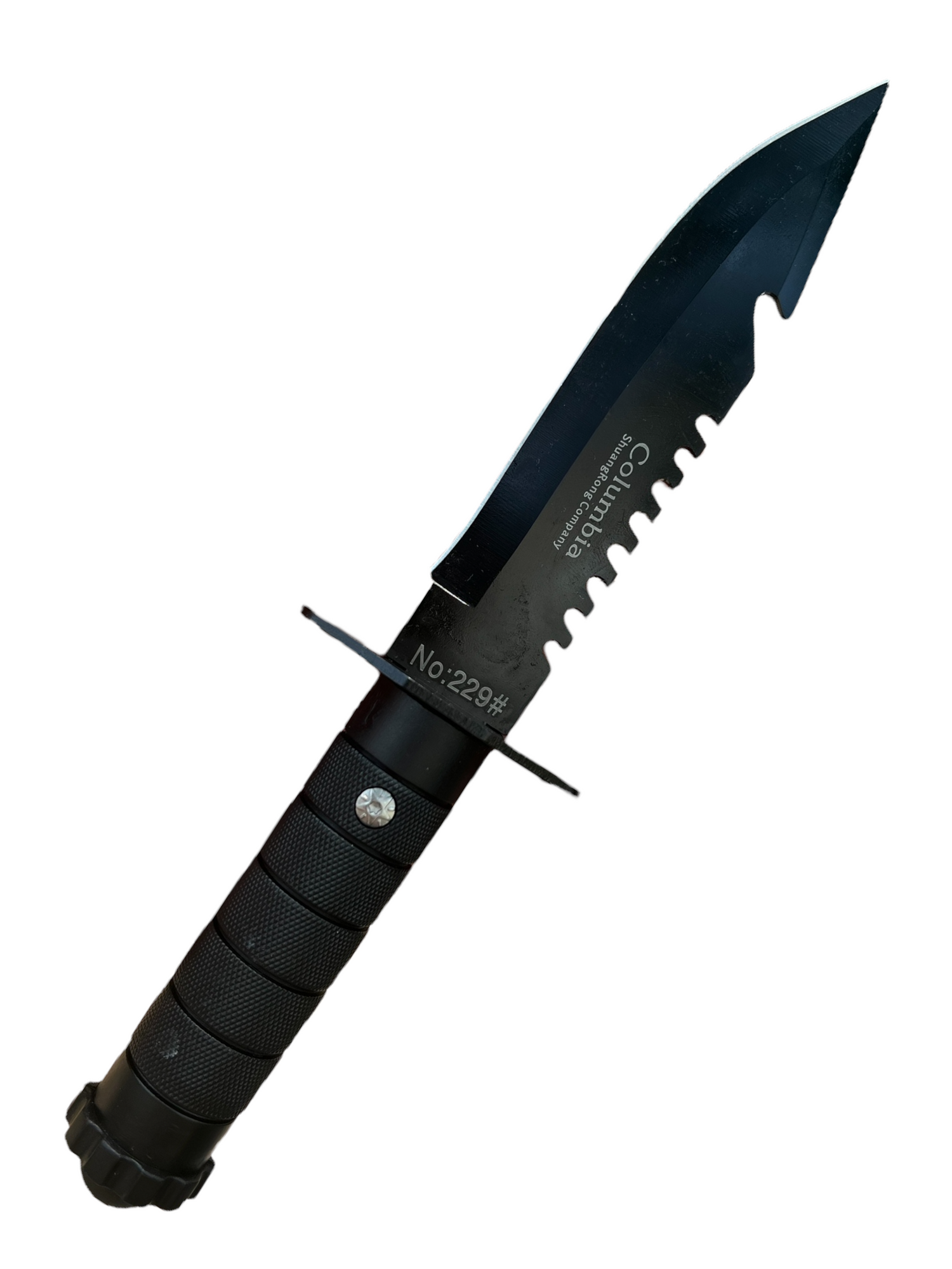 Cuchillo Supervivencia Hoja Black Militar CHMP20