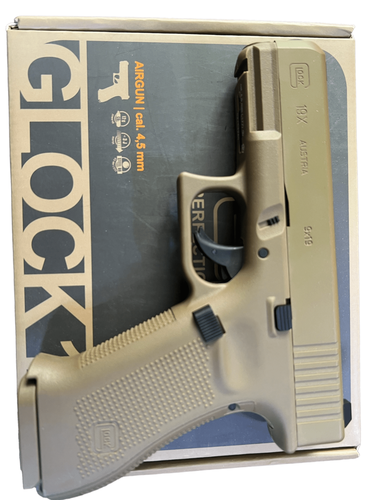 Glock 19 Umarex Certificada Bb 4.5mm +500balines +10 Co2 ARC11