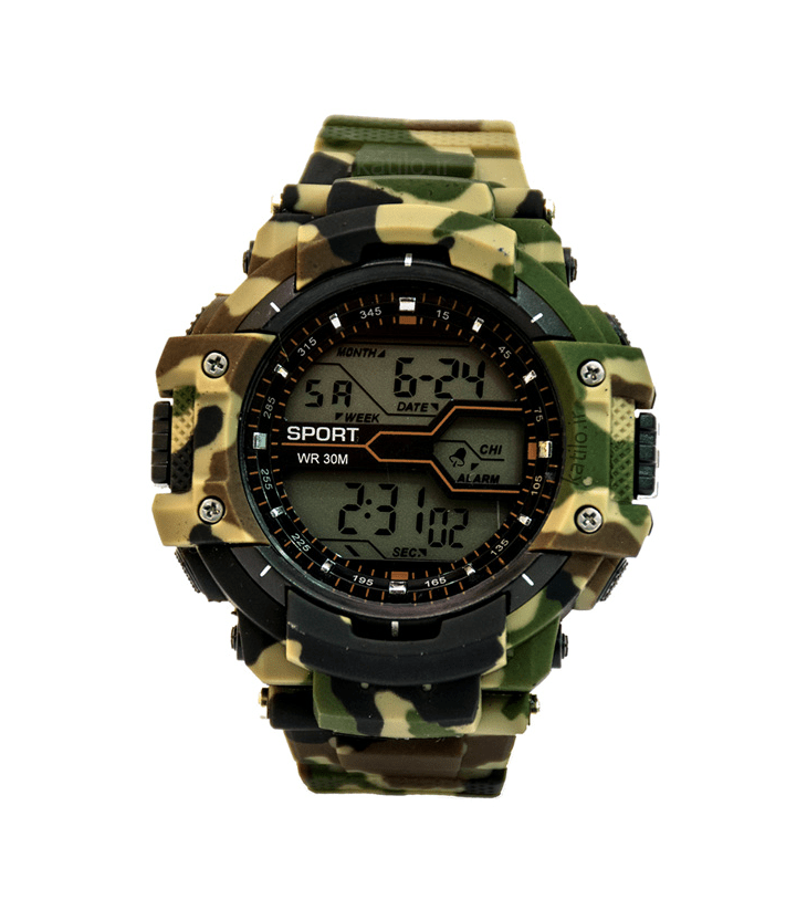 Reloj Deportivo Digital Multiuso Army Camuflado RLJ3