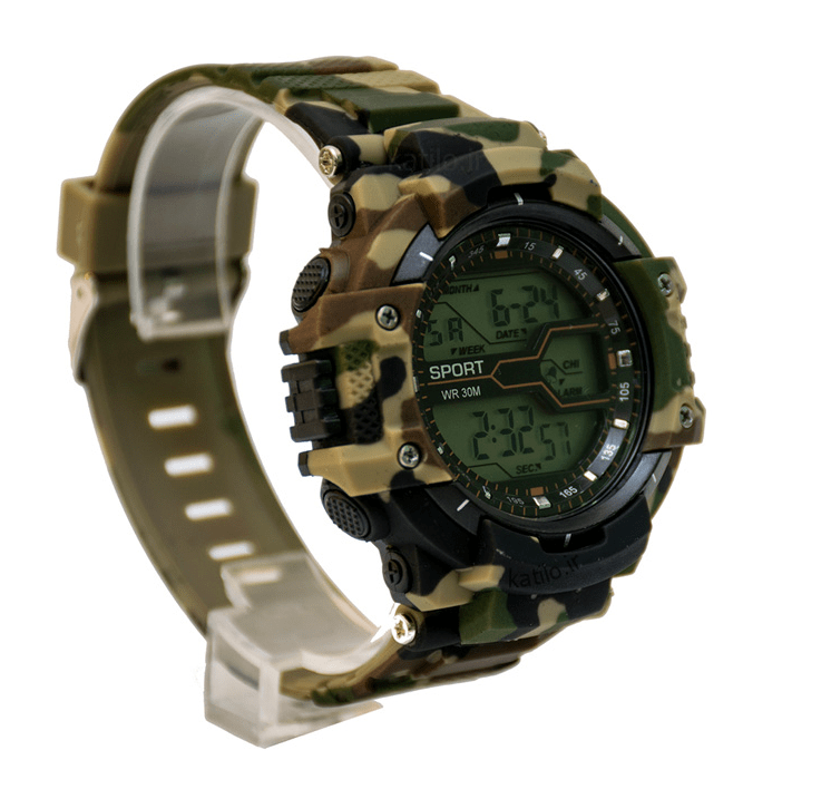 Reloj Deportivo Digital Multiuso Army Camuflado RLJ3