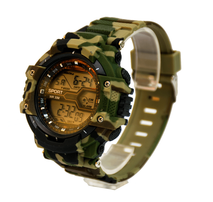 Reloj Deportivo Digital Multiuso Army Camuflado RLJ3