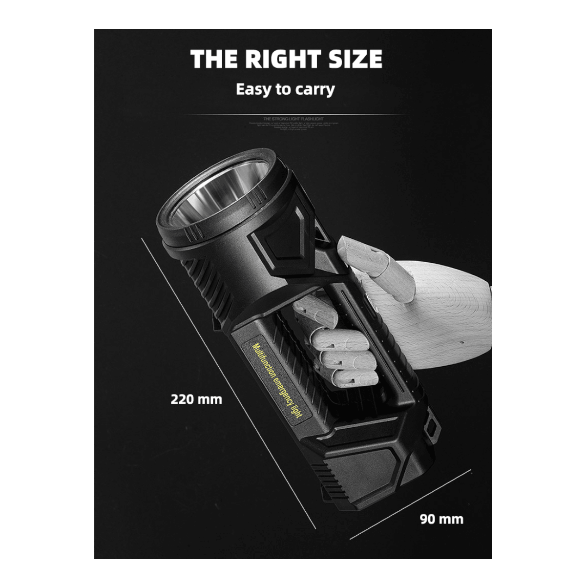 linterna led emergencia multiengranaje LTL28