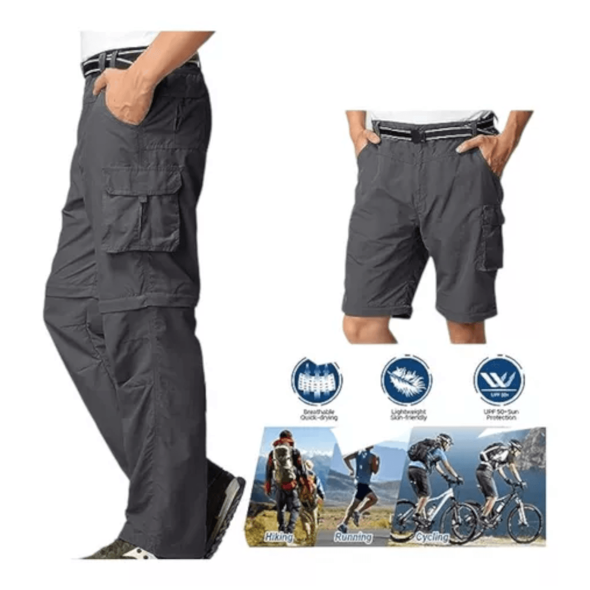 Pantalon Trekking Secado Rapido Desmontable PTL6