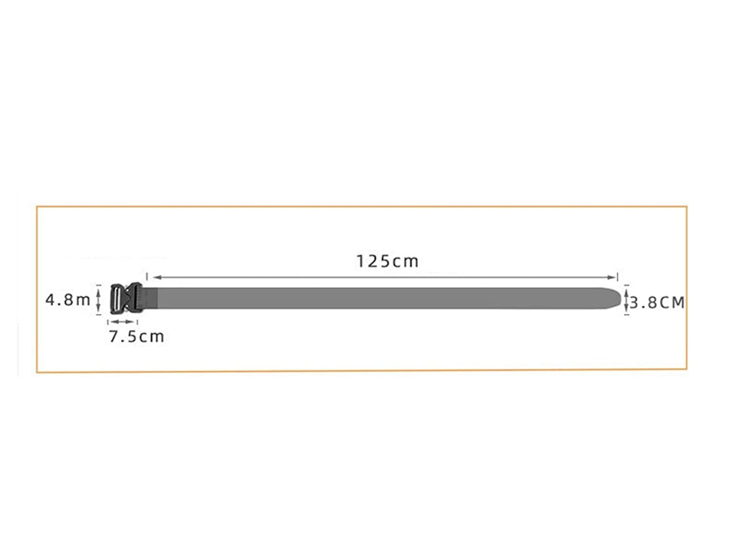 Cinturon Tactico Militar Hebilla Magnetica CTM8