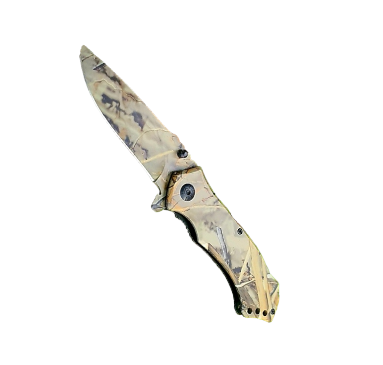 Cuchillo Tactico Supervivencia Militar Camuflaje Selva CHMP31