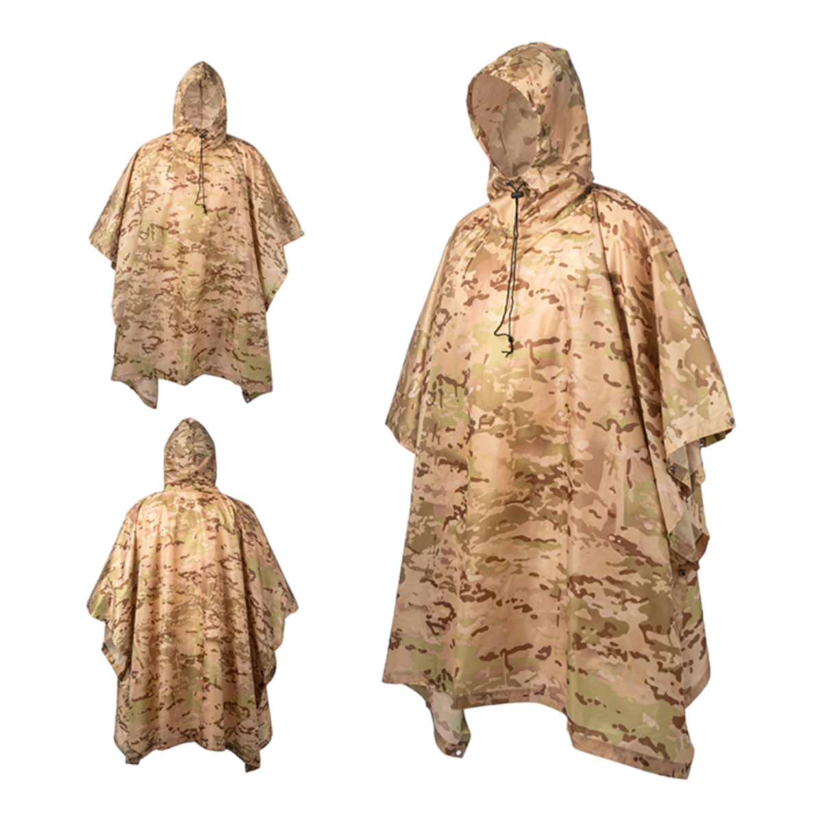 Impermeable poncho tactico lluvia IPL1