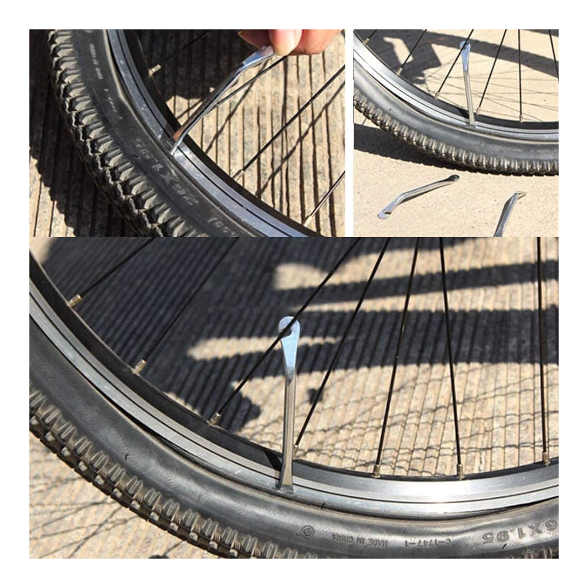 Herramienta  reparación neumáticos  bicicleta HB23