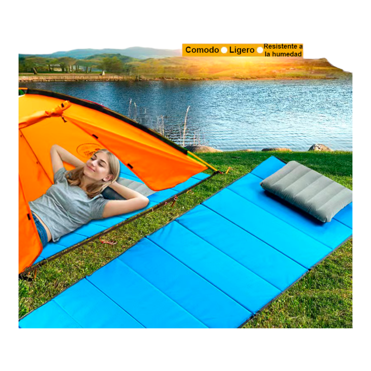 Colchoneta plegable camping CCH9