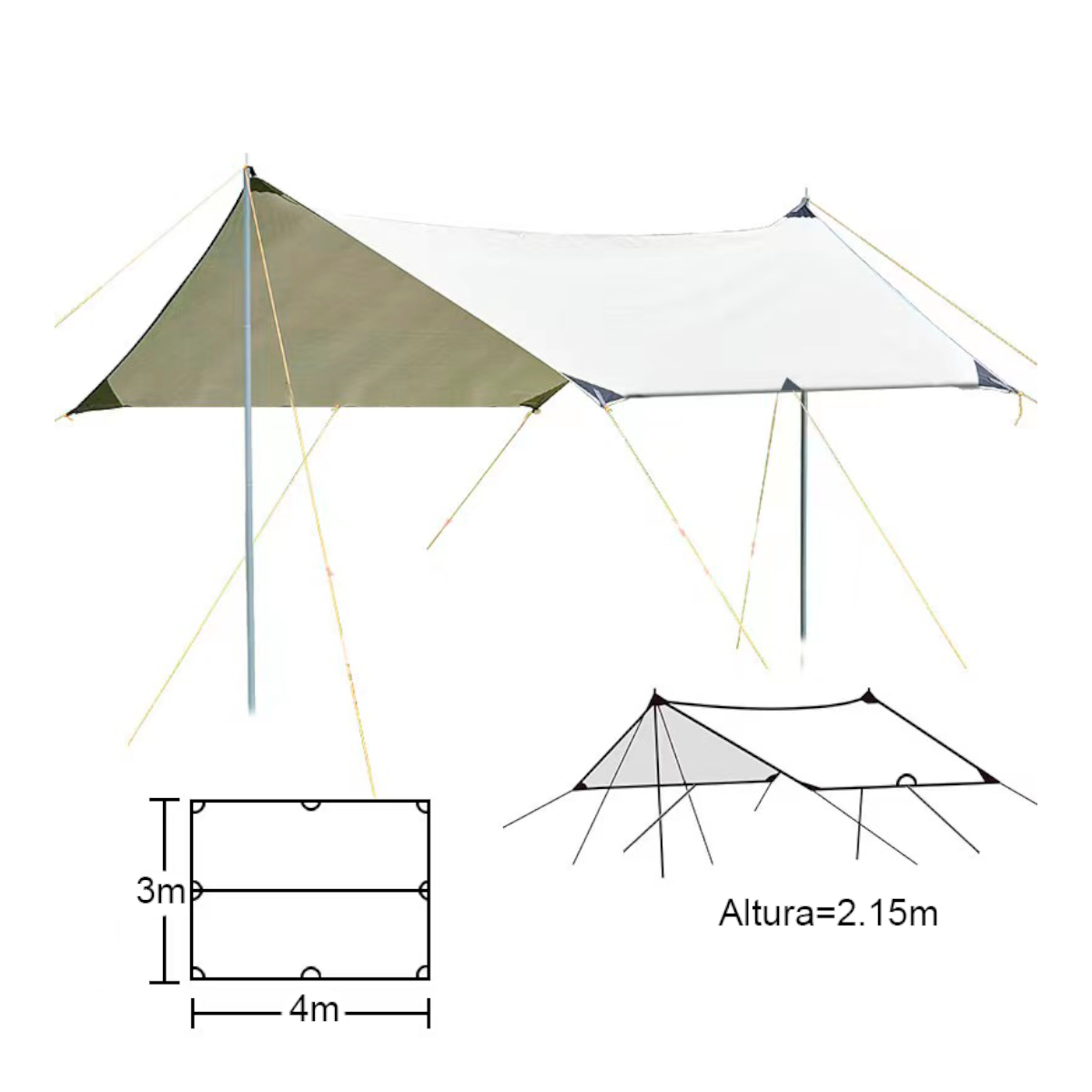 Toldo  camping ML3