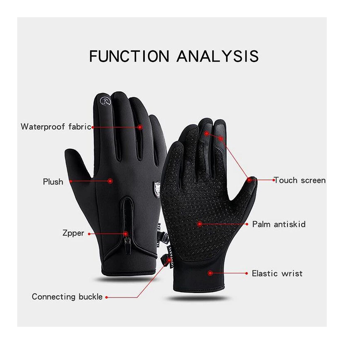 Guantes ciclismo invierno antideslizante GT20