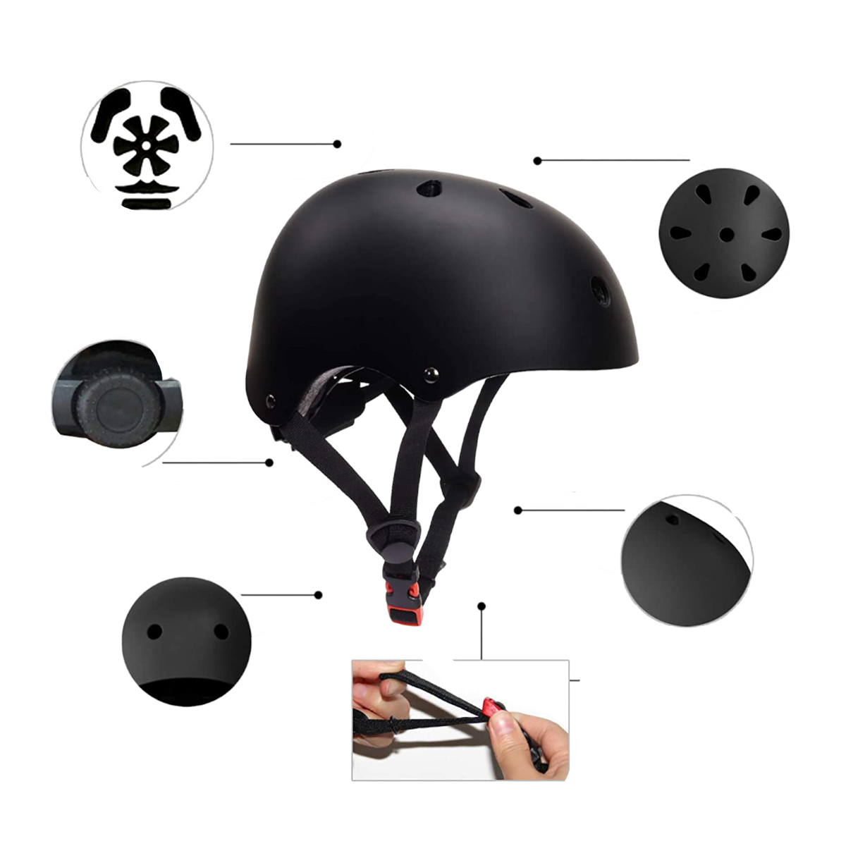 Casco bicicleta urbano ajustable CCC1