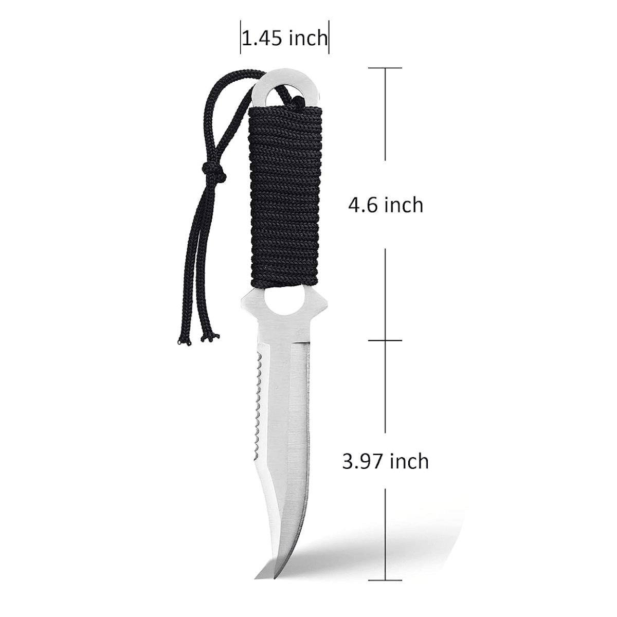 Cuchillo hoja fija acero inoxidable CHMP47