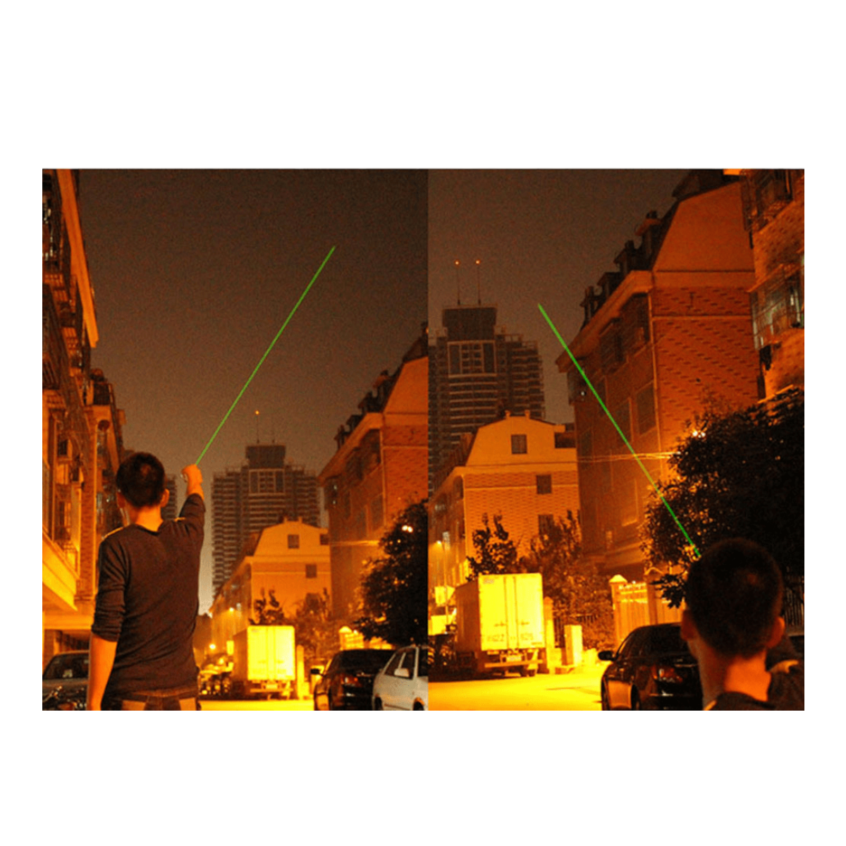 Puntero Laser Verde/rojo Yl-303 radiacion larga distancia MLT20