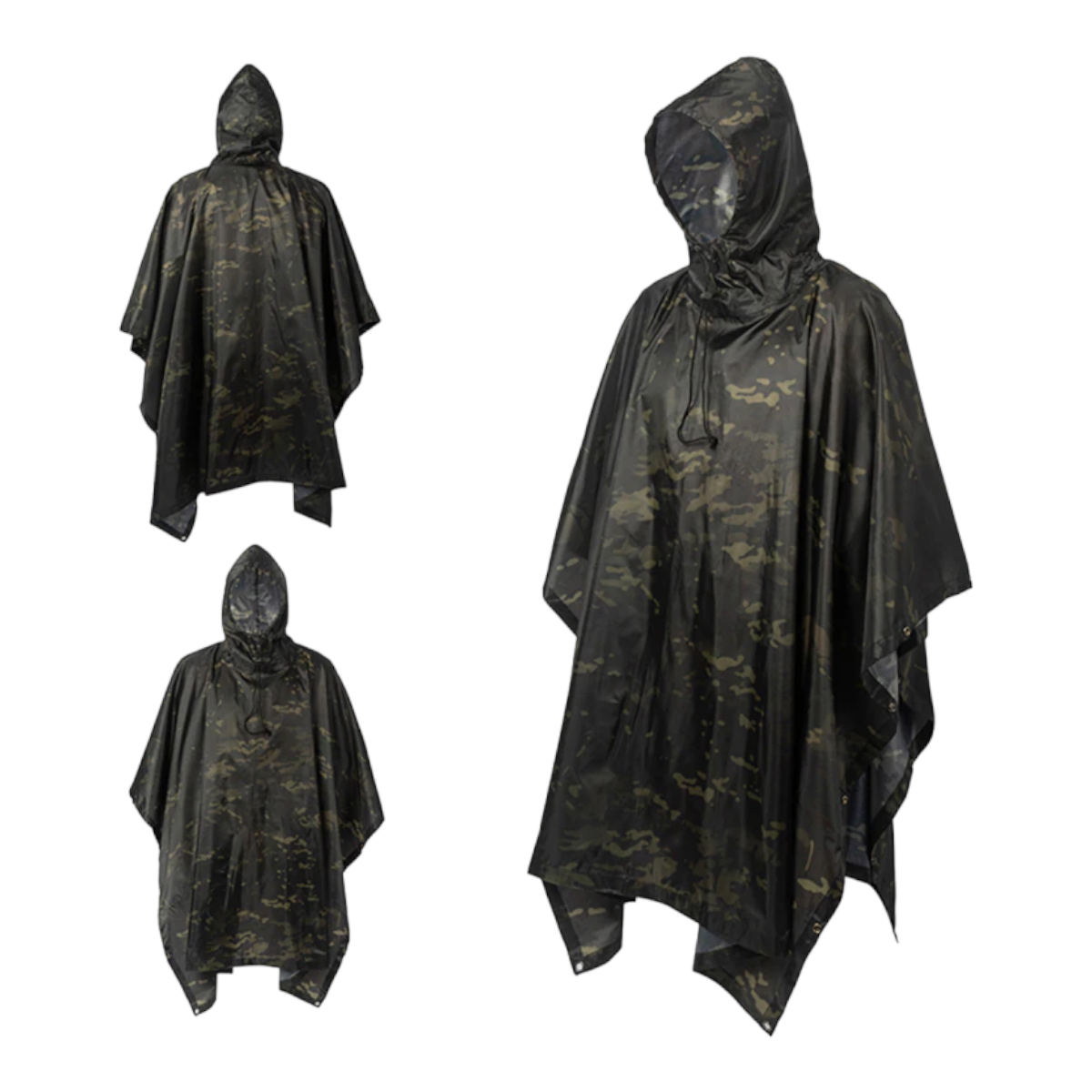 Impermeable poncho tactico lluvia IPL1