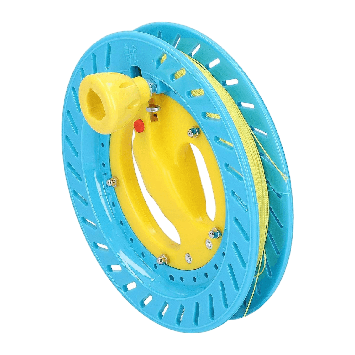 Carrete mano manija giratoria pesca 25 cm HRR43