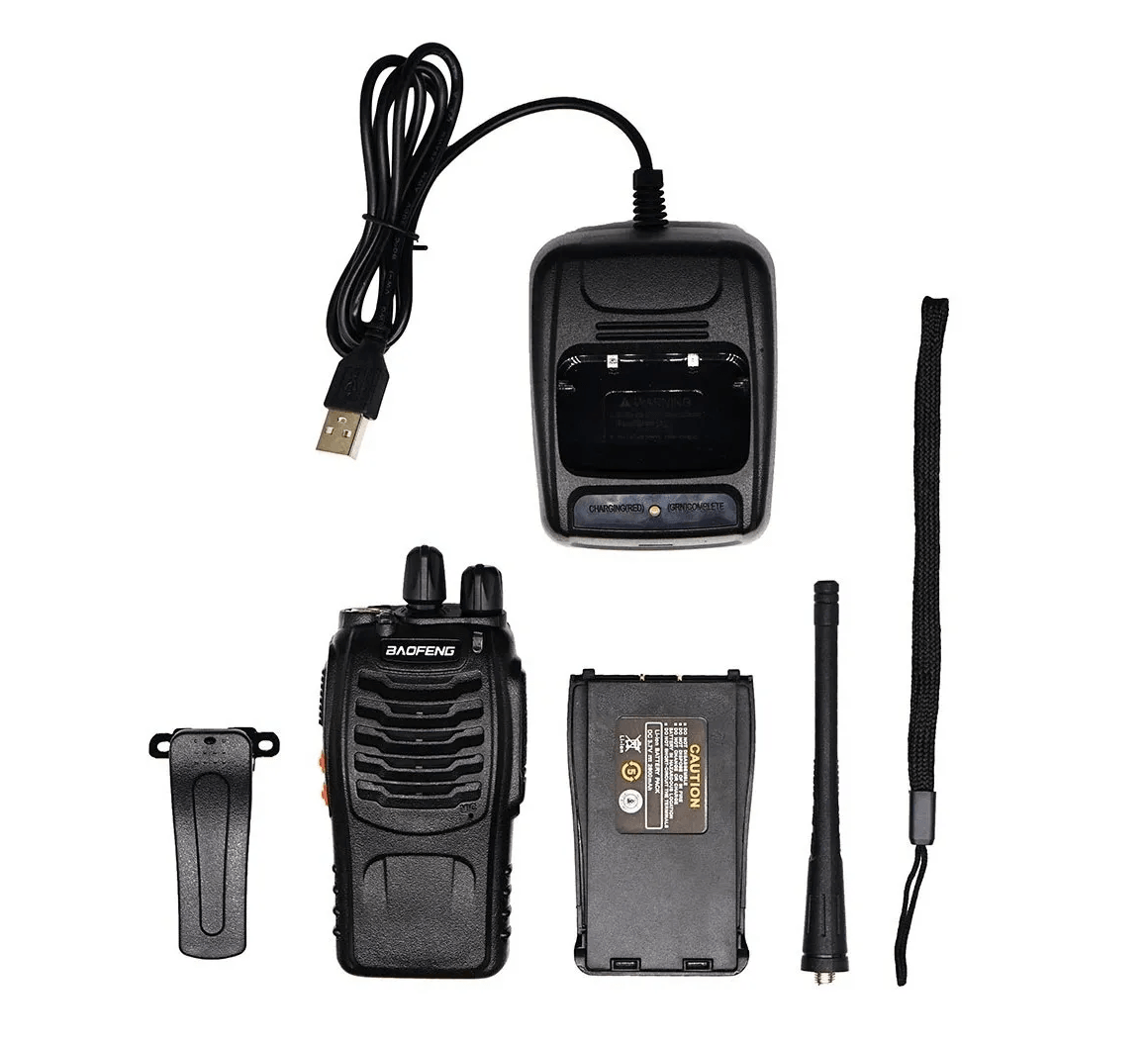 Pack 2 Radios Walkie-Talkie Baofeng 888S RWT2