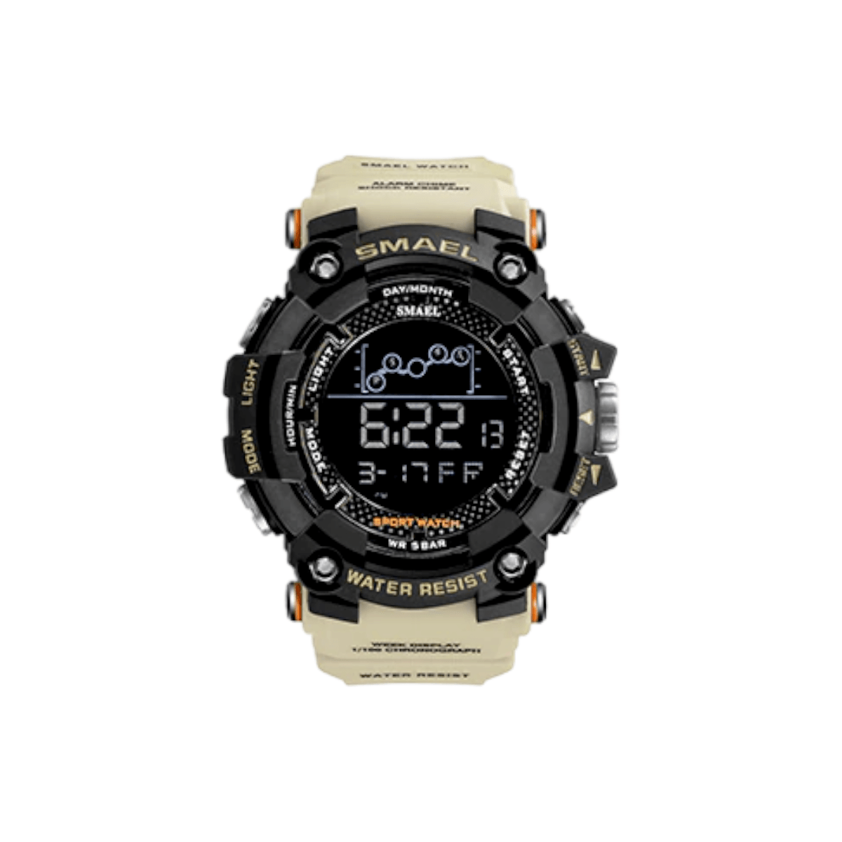 Reloj electronico digital deportivo tactico impermeable RLJ10